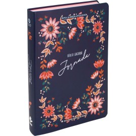 B�blia Jornada Luxo Flores  Slim NAA