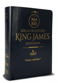 Bblia de Estudo King James RA Luxo Preto
