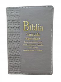 Biblia Letra Hiper Gigante Com Harpa 774 Luxo Lateral Artstica Texto Colorido