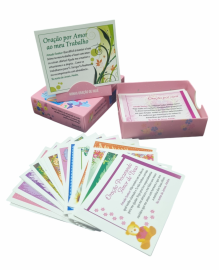 Caixinha de Cart�es de Mensagens de Vida Diaria Para Mesa