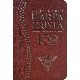 Harpa Crist Centenrio Grande Edio Especial Capa Luxo Marrom