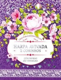 Harpa Avivada e Corinhos pequena Brochura Floral Lilas