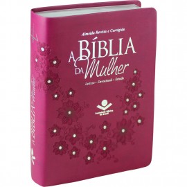 Biblia Da Mulher Media Vinho Diamante Rc 