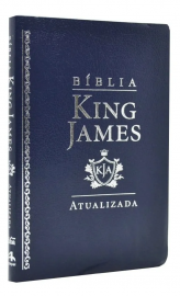 Bíblia King James RA Slim Azul luxo