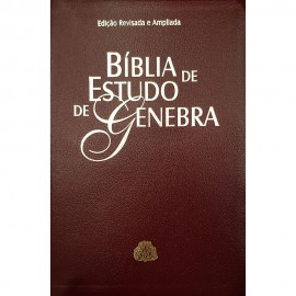 Biblia  Estudo De Genebra Vinho luxo