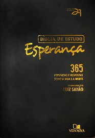 Bblia de estudo Esperana - Capa Preta