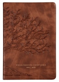 Bblia Bilngue NVI/NIV, Portugus/Ingls, Couro-soft, Caramelo, Leitura Perfeita