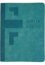 B�blia de Estudo Shedd - Couro Sint�tico Esmeralda Verde
