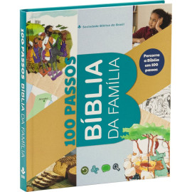 B�blia de Estudo da Fam�lia - 100 Passos Capa Dura