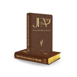 B�blia JFA 1819 Standard Letra Grande Capa Luxo Marrom
