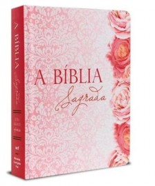 B�blia com Refer�ncias e Mapas - acf - Letra Gigante - Capa Dura Soft Touch Rosas