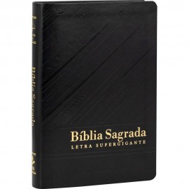 B�blia Letra Supergigante PJV com Z�per Vers�o ARC Com �ndice