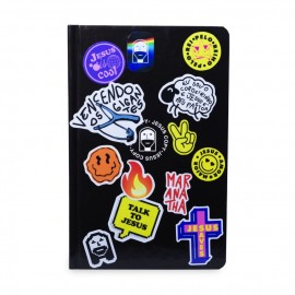 B�blia Sticker 1.0 Preta Jesus Copy  - NVI Capa Dura