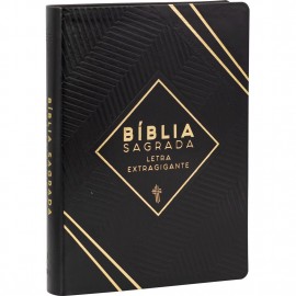 Bíblia Luxo ntlh Letra Extragigante Preta Com Indice
