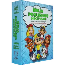 Biblia Pequenos Discipulos Masculina Com Harpa