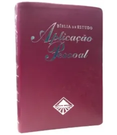 B�blia Aplica��o Pessoal Media Vinho luxo