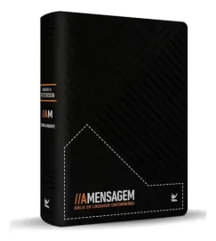 Biblia Mensagem Letra Gigante Luxo Preta