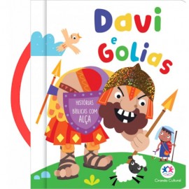 Historia biclicas Almofadado pequeno Davi e Golias