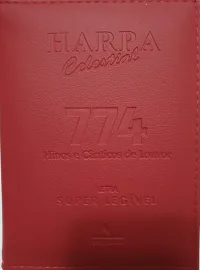 Harpa media almofadada c. 774 hino letra gigante vermelho