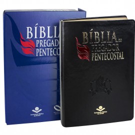 Bblia do Pregador Pentecostal NAA Preta Com Indice