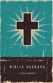 Bíblia Retrô Turquesa, NVI, C. Dura, L. Grande, L. Perfeita