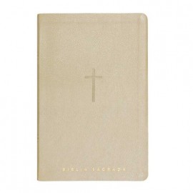 B�blia NVT Letra Gigante - Luxo Bege