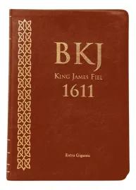 B�blia Bkj Fiel 1611 Hiper Gigante Luxo - Capa Marrom