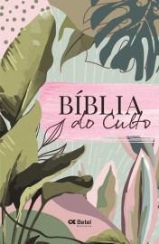 B�blia Do Culto Letra Gigante Tropical com Harpa Capa Flex�vel 