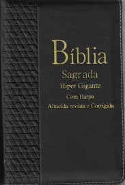 Biblia HiperGigante Com Harpa Ziper Cpp