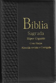 Biblia Hiper Gigante Com Harpa Ziper Estrela Cpp