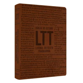 B�blia De Estudo LTT Capa Marrom Luxo