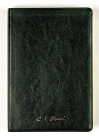 B�blia C.S. Lewis NAA, Capa luxo verde, Leitura Perfeita