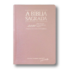 B�blia ACF - RCM - Ouro Rosa Gold- Letra Gigante