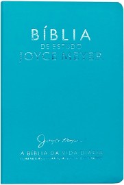 Biblia De Estudo Joyce Meyer Azul Tifany Luxo