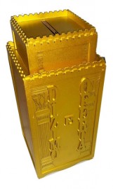 Gazofilcio Mdf Madeira Dourado Dizomo E Oferta