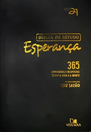 B�blia de estudo Esperan�a - Capa Preta