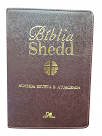 Bblia De Estudo Shedd Vinho Couro Legitimo