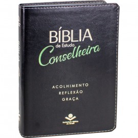 Bíblia De Estudo Conselheira Naa preto