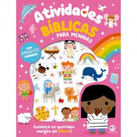 Livro Adesivos Atividades Bblicas para Meninas
