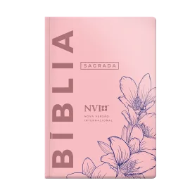 B�blia NVI Slim semi luxo PU - Nude