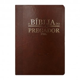 Bblia Do Pregador Fiel Pu Nobre Luxo Marrom