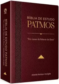 B�blia de Estudo Patmos Grande Luxo Vinho 
