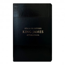 B�blia de Estudo  King James Atualizada  Full Color  Capa Preta