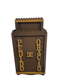 Gazofil�cio Mdf Grande Marrom Dizimo E Oferta