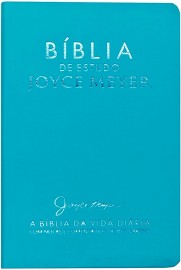 Biblia De Estudo Joyce Meyer Azul Tifany Luxo
