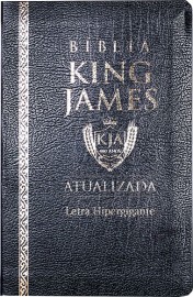 Biblia King James Atuali. Hiper. Luxo Coverbook Preta