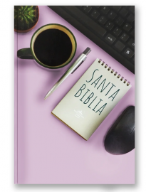  Santa Bblia Reina Valera 1960 Fonte de Bnos com Concordncia Capa Dura Rosa
