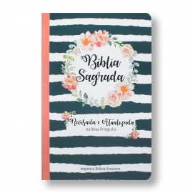 Biblia Revisada E Atualizada Guirlanda Floral 