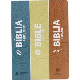 Bblia Trilngue - NAA/ESV/RVC Semi Flexivel