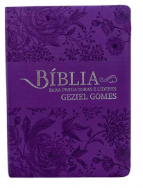 Bblia Para Pregadores E Lderes Geziel Gomes - Roxo Luxo